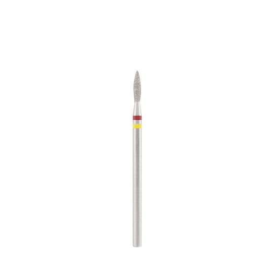 Diamond bit "flame"(rood-geel)
