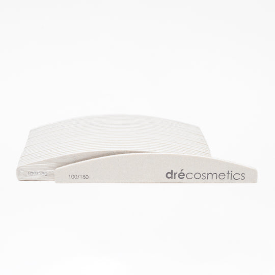 Halfmoon vijl 100/180 (25 stuks)  - Dré Cosmetics