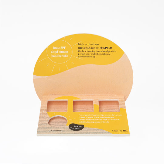 Invisible Sun Stick SPF50 "this is sun." | Display (leeg)