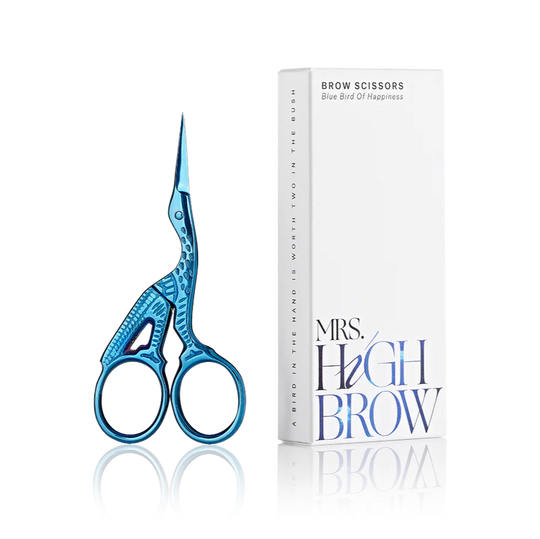 Blue Bird Brow Scissors | Mrs. Highbrow
