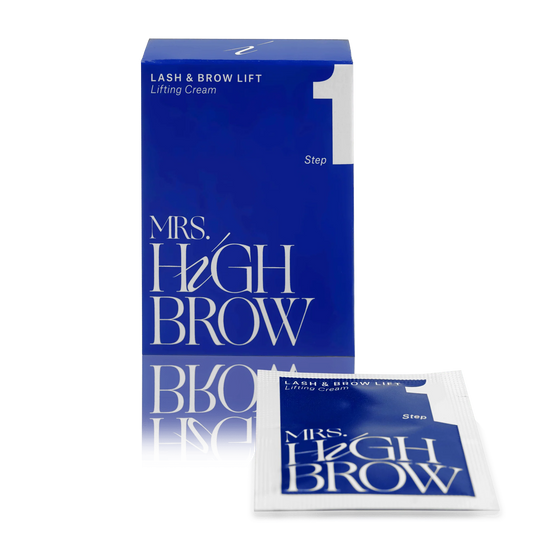 Lash & Brow Lift Lifting Cream (Stap 1, in sachet) | Mrs. Highbrow