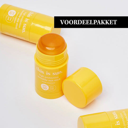 Invisible Sun Stick SPF50 "this is sun." | Voordeelpakket - PRE-ORDER, uitleverbaar vanaf 24 april