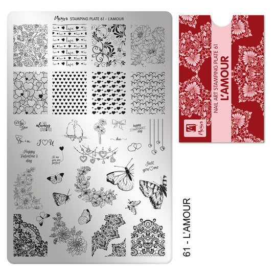 Stempelplaat | L'amour 61