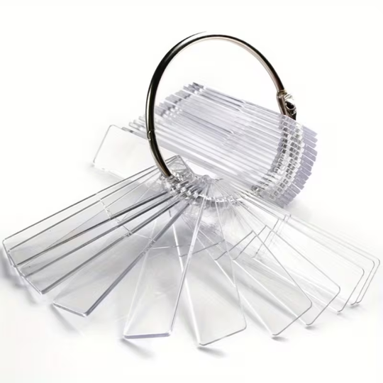 Color Swatches Clear 50 stuks rechthoek