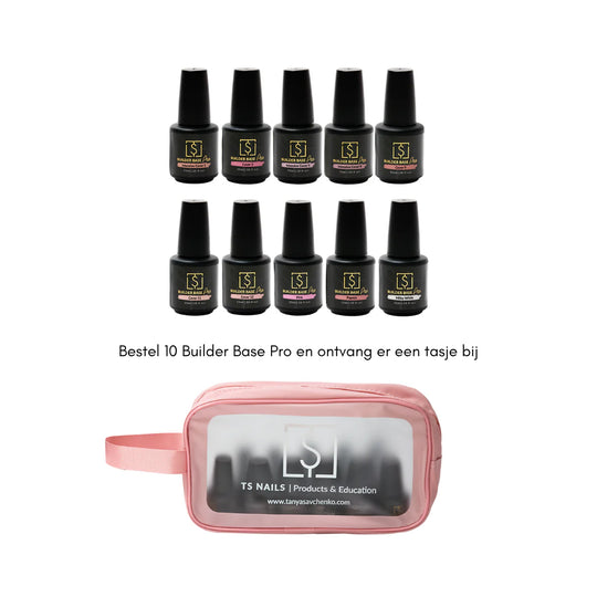 Builder Base Pro Collectie: 10 kleuren Builder Base Pro + gratis opbergtas
