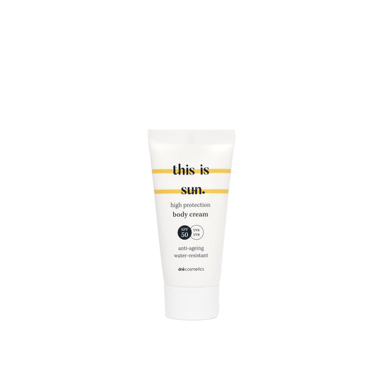 Body Cream SPF50 'this is sun.' (10x15ml) | staaltjes