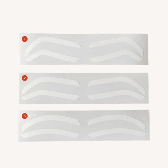 Airbrush wenkbrauw stickers (12 paar)