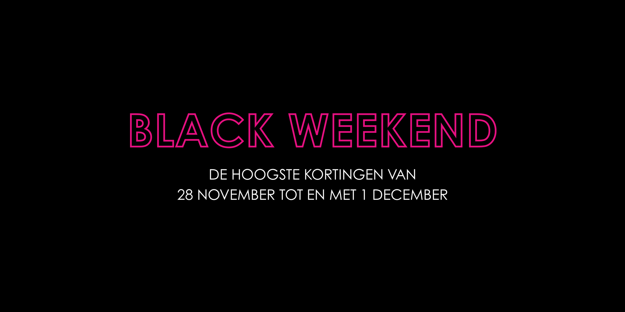 Haal het maximum uit BLACK FRIDAY!