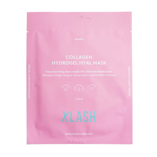 XLash Collagen Hydrogel Hyal Mask (3 roze maskers)