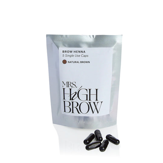 Brow Henna Capsules - Natural Brown | Mrs. Highbrow