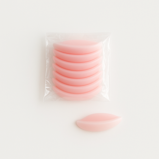 Round Lash shields (roze) | 7 Paar (S t/m XL1)