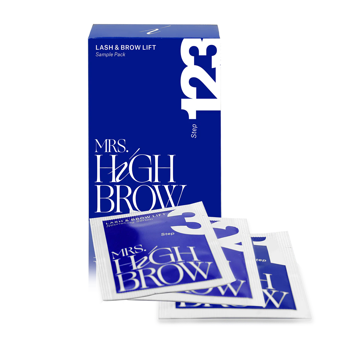 Lash & Brow Lift 3-Step Sample Pack (1 zakje van elk stap) | Mrs. Highbrow