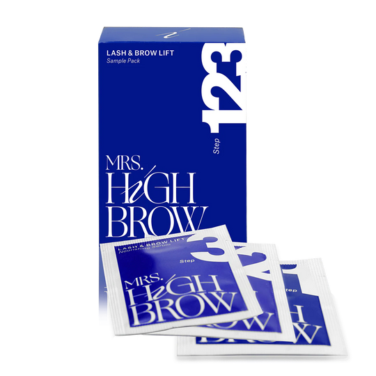 Lash & Brow Lift 3-Step Sample Pack (1 zakje van elk stap) | Mrs. Highbrow