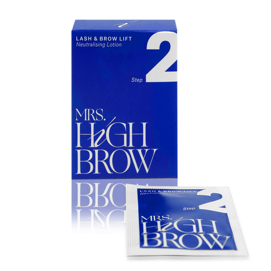 Lash & Brow Lift Neutralising Lotion (Stap 2, in sachet) | Mrs. Highbrow