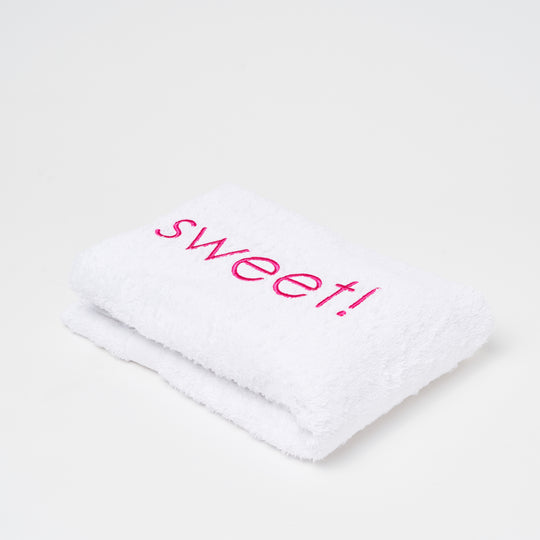 HANDDOEK "DO IT SWEET!" (50 x 100cm)