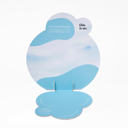 Body mousse "this is soft." | Display (leeg)
