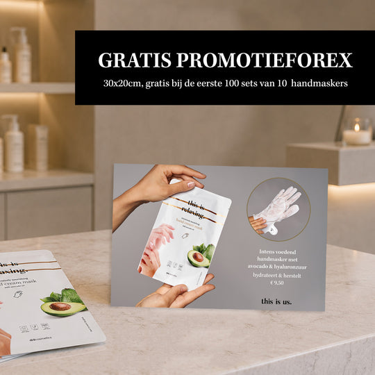 'this is relaxing.' handmasker (10x) + gratis promotieforex