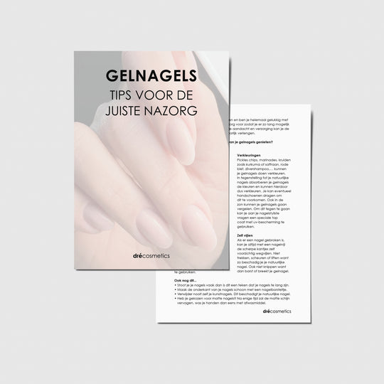 Nazorgkaartjes Gelnagels | 50 stuks