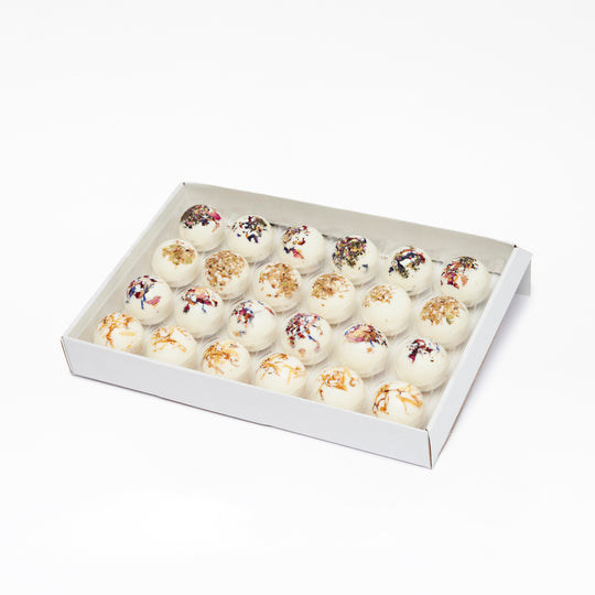 Tray met Bath Creamers "this is creamy." (24 losse creamers)