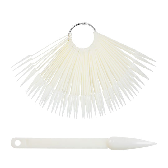 Tips Stiletto Natural (40 stuks)
