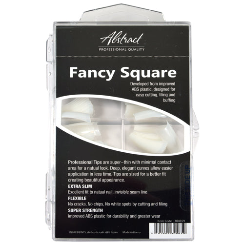 Fancy Square Tips - Naturelle