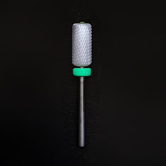 Keramisch bitje cilinder groen grof (rechts-en linkshandig)