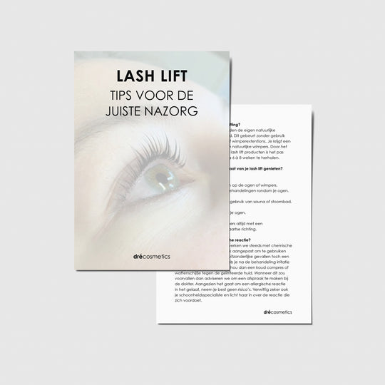 Nazorgkaartjes Lash Lift | 50 stuks
