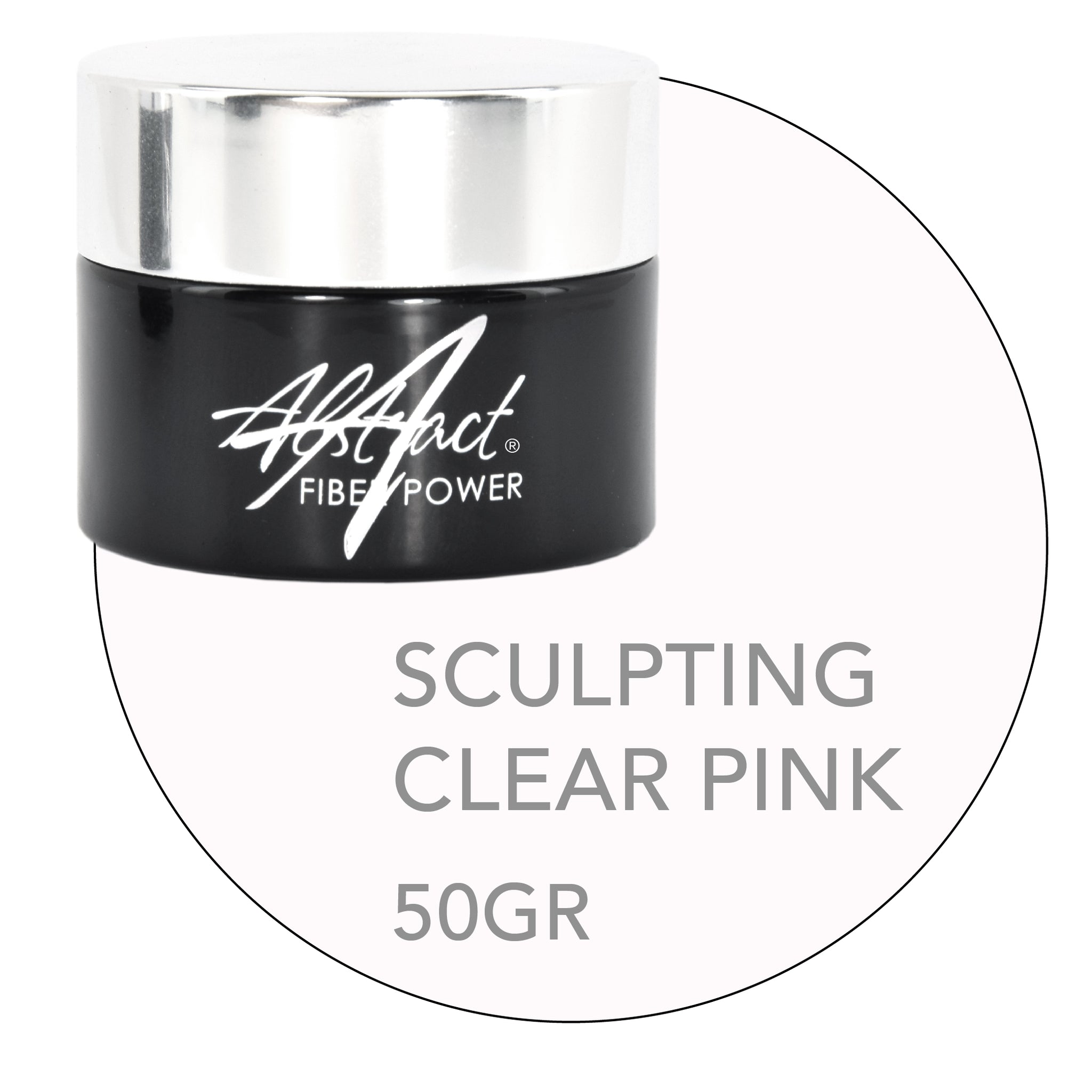 Fiber Power Sculpting Clear Pink 50g